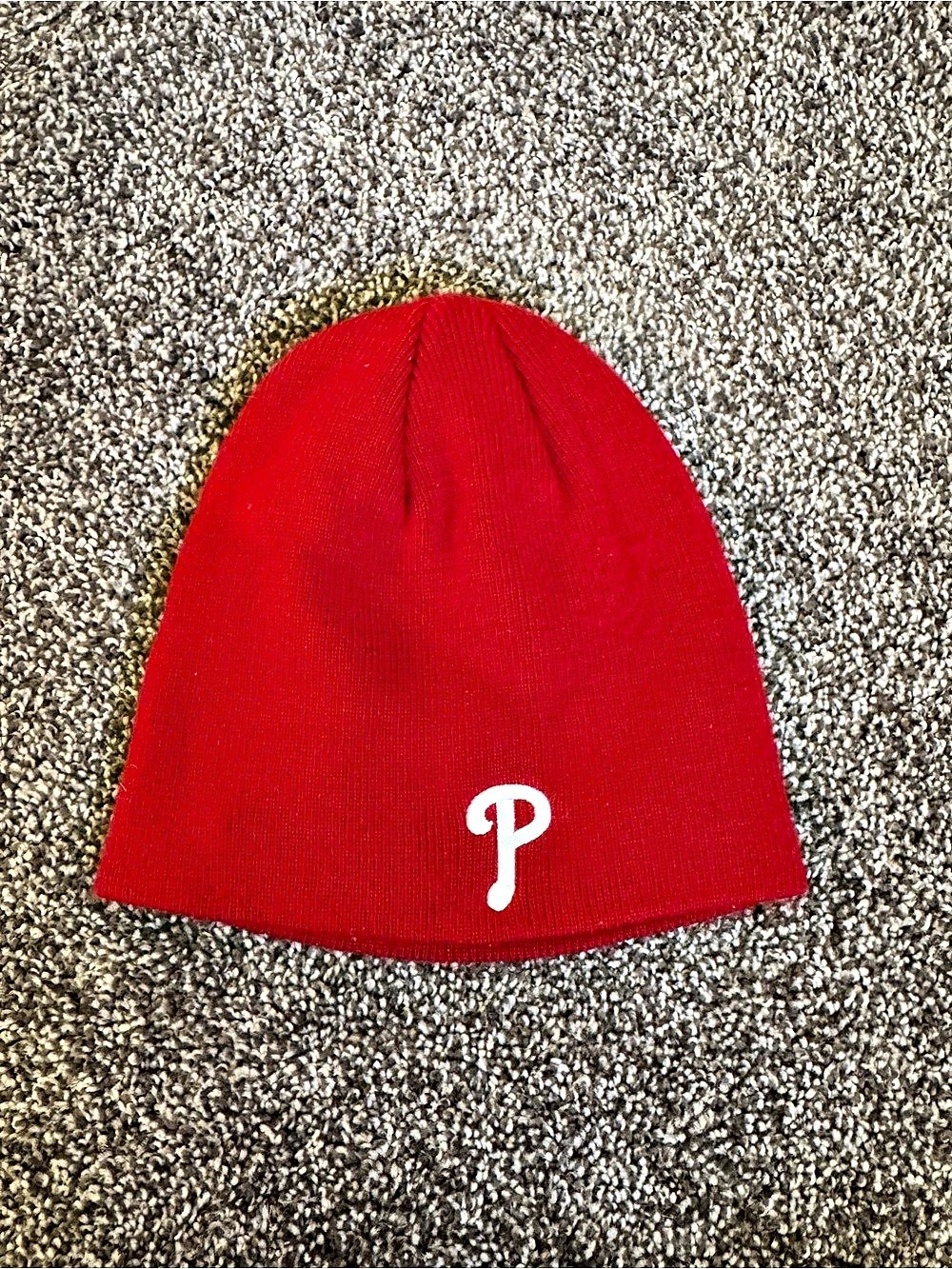Philadelphia Phillies baseball Red Knit Beanie Hat